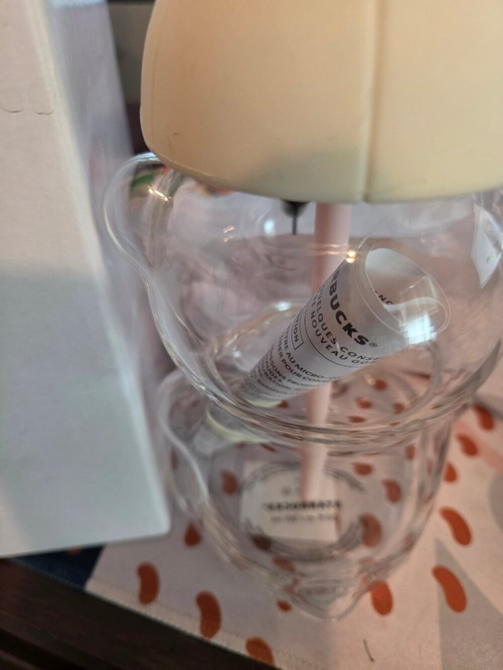 Strawberry Starbucks 2026 Bearista Glass Bear Limited Edition NWT & Box Bundle - Picture 8 of 13